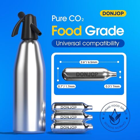 30 حزمة 8 جرام خراطيش ثاني أكسيد الكربون، خراطيش صودا ثاني أكسيد الكربون 8 جرام لصانع الصودا، خراطيش مياه سيلتزر من الدرجة الغذائية، شواحن صودا غير مترابطة متوافقة مع سيفونات الصودا، خراطيش ثاني أكسيد الكربون من الدرجة الغذائية in Kuwait