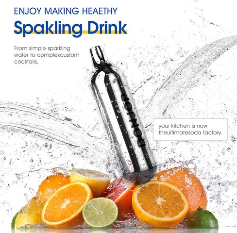 30 حزمة 8 جرام خراطيش ثاني أكسيد الكربون، خراطيش صودا ثاني أكسيد الكربون 8 جرام لصانع الصودا، خراطيش مياه سيلتزر من الدرجة الغذائية، شواحن صودا غير مترابطة متوافقة مع سيفونات الصودا، خراطيش ثاني أكسيد الكربون من الدرجة الغذائية in Kuwait