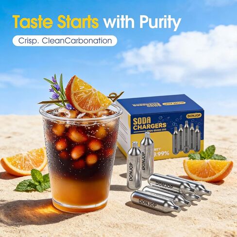 30 حزمة 8 جرام خراطيش ثاني أكسيد الكربون، خراطيش صودا ثاني أكسيد الكربون 8 جرام لصانع الصودا، خراطيش مياه سيلتزر من الدرجة الغذائية، شواحن صودا غير مترابطة متوافقة مع سيفونات الصودا، خراطيش ثاني أكسيد الكربون من الدرجة الغذائية in Kuwait