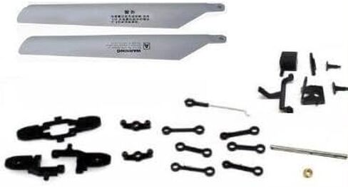 مجموعة قطع غيار طائرات الهليكوبتر Double Horse 9116 RC (مجموعة الشفرات + أبازيم التوصيل + المقبض + الأنابيب المجوفة + الأنف، أجزاء توصيل ثابتة للذيل) in Kuwait