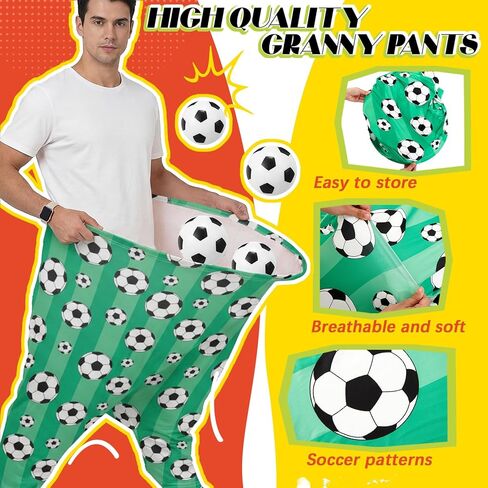لعبة Granny Pants Yard، لعبة البيسبول لكرة القدم في الهواء الطلق مع كرات متينة عالية الارتداد مقاس 2.5 سم، لا حاجة للنفخ، مقاومة للرياح للفناء الخلفي ولم شمل الأسرة وعيد الفصح in Kuwait