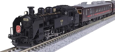 KATO N Gauge C11 171+14 Series 500 Series SL مجموعة سيارات مكونة من 6 سيارات للأراضي الرطبة الشتوية، منتج تخطيط خاص، نموذج سكة حديد 10-1958، قاطرة بخارية in Kuwait