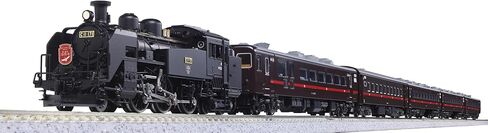 KATO N Gauge C11 171+14 Series 500 Series SL مجموعة سيارات مكونة من 6 سيارات للأراضي الرطبة الشتوية، منتج تخطيط خاص، نموذج سكة حديد 10-1958، قاطرة بخارية in Kuwait