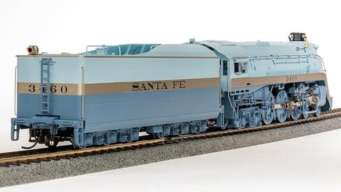 برودواي المحدودة 7355 ATSF Blue Goose، #3460، 1951-1953 المظهر، صوت Paragon4/DC/DCC، دخان، مقياس HO in Saudi Arabia