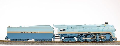 برودواي المحدودة 7355 ATSF Blue Goose، #3460، 1951-1953 المظهر، صوت Paragon4/DC/DCC، دخان، مقياس HO in Saudi Arabia
