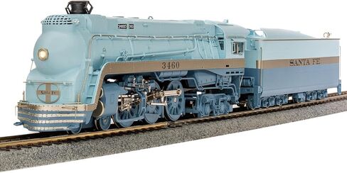 برودواي المحدودة 7355 ATSF Blue Goose، #3460، 1951-1953 المظهر، صوت Paragon4/DC/DCC، دخان، مقياس HO in Saudi Arabia
