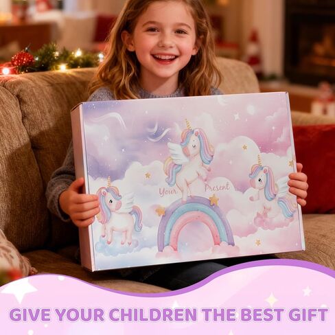 Unicorn Toys Gifts for Girls 4 5 6 7 8 9 10Years Old with Plush Toy Backpack 316 Stainless Steel Water Bottle Jewelry (Necklace Bracelet) Diary with Lock for Girls Sleep Mask Hair Accessories in Saudi Arabia