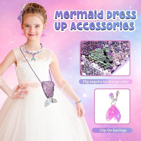 Mermaid Tail Blanket for Girls Valentine's Day Easter Gifts for Girl Birthday Diamond Art Kits with Soft Wearable Blanket Water Bottle in Saudi Arabia