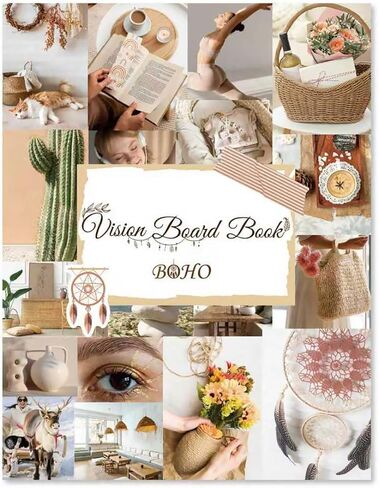 ANERZA 1100+ Vision Board Book, Vision Board Supplies for Women, Vision Board Clip Art Book, Vision Board Pictures and Quotes, Scrapbook Kit and Collage Book Magazines, Inspire and Create Life Goals in Saudi Arabia