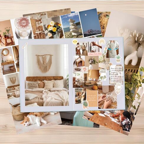 ANERZA 1100+ Vision Board Book, Vision Board Supplies for Women, Vision Board Clip Art Book, Vision Board Pictures and Quotes, Scrapbook Kit and Collage Book Magazines, Inspire and Create Life Goals in Saudi Arabia