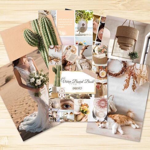 ANERZA 1100+ Vision Board Book, Vision Board Supplies for Women, Vision Board Clip Art Book, Vision Board Pictures and Quotes, Scrapbook Kit and Collage Book Magazines, Inspire and Create Life Goals in Saudi Arabia