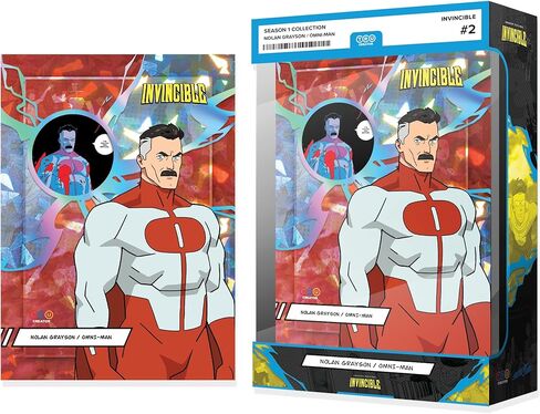 Invincible Season 1 Collection Blind Box – 1 Jumbo 5x7in Officially Licensed Comic Relic Trading Card – Comic Book Relics in Saudi Arabia