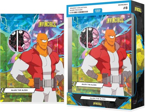 Invincible Season 1 Collection Blind Box – 1 Jumbo 5x7in Officially Licensed Comic Relic Trading Card – Comic Book Relics in Saudi Arabia