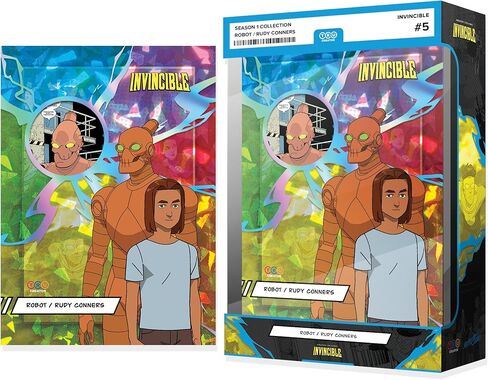 Invincible Season 1 Collection Blind Box – 1 Jumbo 5x7in Officially Licensed Comic Relic Trading Card – Comic Book Relics in Saudi Arabia