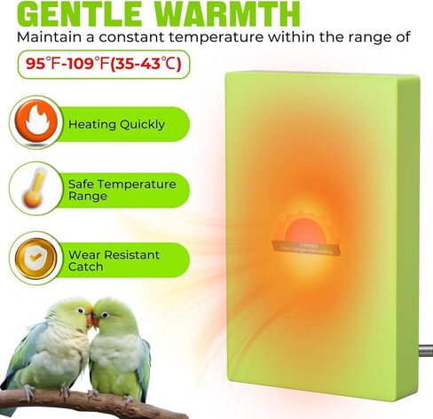 سخان الطيور للقفص، سخان الطيور لتدفئة الطيور في قفص الطيور الببغاء الجهد الناتج 12 فولت in Kuwait
