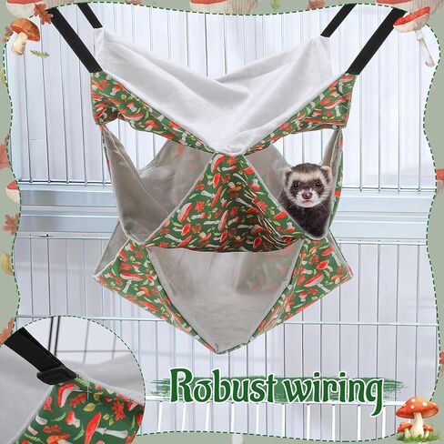 Ferret Hammock 4 Pack Ferrets Guinea Pig Rat Cage Accessories Hanging Rat Hammock for Small Animals Hamster Sugar Glider Squirrel Chinchilla Guinea Pig, Camouflage in Saudi Arabia
