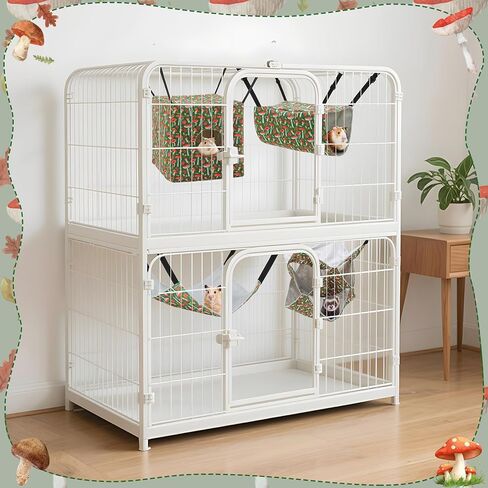 Ferret Hammock 4 Pack Ferrets Guinea Pig Rat Cage Accessories Hanging Rat Hammock for Small Animals Hamster Sugar Glider Squirrel Chinchilla Guinea Pig, Camouflage in Saudi Arabia
