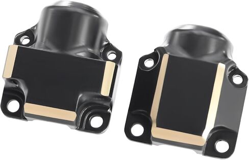 SCX30 Black Coating Brass Front Rear Axle Cover Weights Diff Cover for RC Crawler AXIAL SCX30 Ford Bronco Jeep Wrangler JLU Upgrade Parts in Saudi Arabia