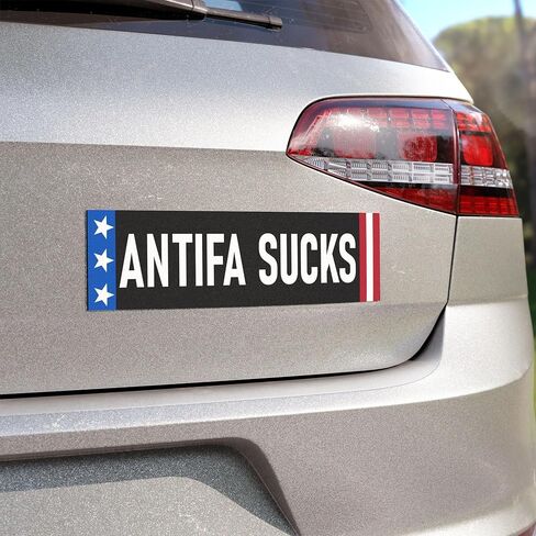 ملصق Antifa Sucks مقاس كبير 3 × 9 ملصقات مضادة للعنف Pro Peace Bumper in Saudi Arabia