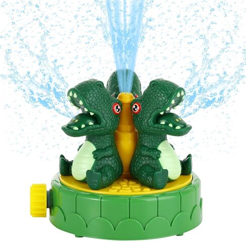 HeySplash Water Sprinkler Toy,Outdoor Play Toys for Kids,Toddler Summer Water Toys,Backyard Sprinkler Splashing Fun Toys Attaches to Garden Hose Yard for Over 3 Year Old Boys Girls Gifts in Kuwait