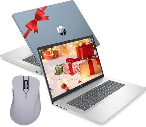 HP لابتوب انفي 17t-ch100 بشاشة لمس FHD مقاس 17.3 انش ومعالج انتل كور i7-1195G7 وذاكرة RAM 16GB وSSD 512GB وبطاقة عرض مرئي انتل ايريس Xe، ويندوز 11 هوم، فضي انجليزي in Saudi Arabia