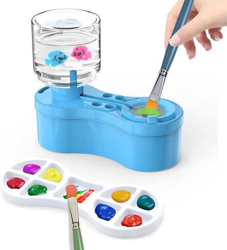 الإصدار الجديد 2026 من منظف وغسالة فرشاة الطلاء - تصميم متطور مقاوم للتسرب للأكريليك والألوان المائية والدهانات المائية in Kuwait