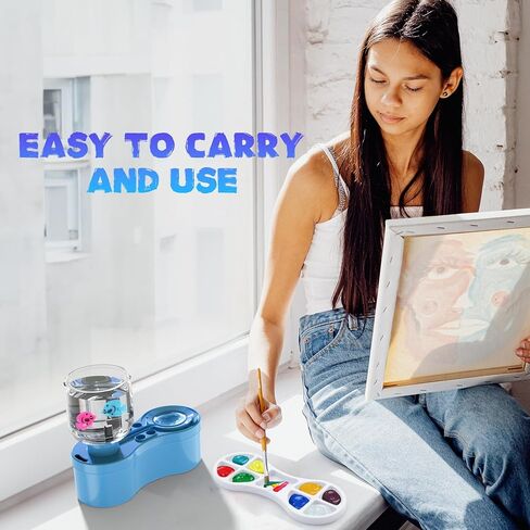 الإصدار الجديد 2026 من منظف وغسالة فرشاة الطلاء - تصميم متطور مقاوم للتسرب للأكريليك والألوان المائية والدهانات المائية in Kuwait