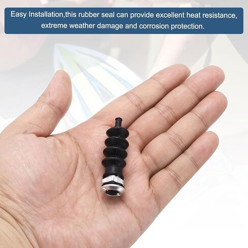 MECCANIXITY 2Sets 42mm Waterproof Push Rod Rubber Seal Bellow with Aluminum Mount for RC Boat Brushless Electric Boat Car in Saudi Arabia