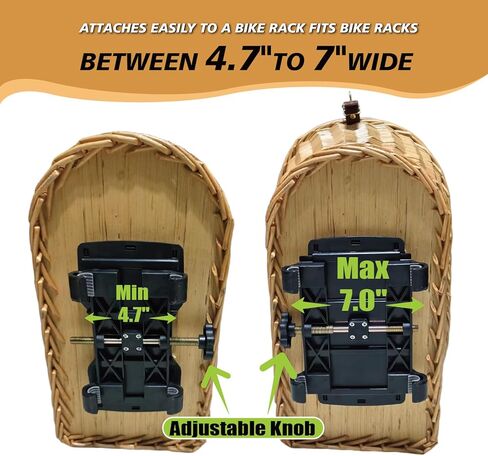 Rear Bike Basket for Dogs, Wicker Pet Bicycle Carrier for Small Dog Cat with Protective Grille Liner Eco Friendly Natural Rattan Doggy Back Luggage Rack Seat (Brown Style1) in Saudi Arabia