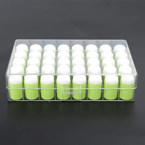 Rengue 40pcs Finger Sponge Daubers Art Ink Stamping Craft Drawing Finger Painting Sponge Special Shape Design for Dyeing Color Mixing Registration with Bright Colors (Mocha Green) in Saudi Arabia