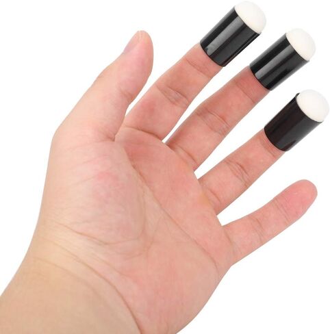 1000 PCS Sponge Finger, Daubers Children Finger Painting Tool, Plastic Scrawl Kit with Strong Water Absorption, Suitable for Artistic Creations Such as Ink, Chalk and Paint (1000 Pieces/Box) in Kuwait