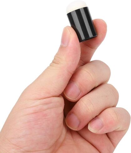 1000 PCS Sponge Finger, Daubers Children Finger Painting Tool, Plastic Scrawl Kit with Strong Water Absorption, Suitable for Artistic Creations Such as Ink, Chalk and Paint (1000 Pieces/Box) in Kuwait