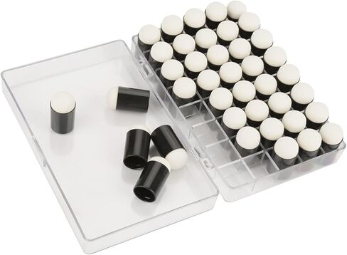 Generic 40 قطعة من الدبر الإسفنجي للأصابع، مجموعة طلاء إسفنجية للإصبع، مجموعة الدبر 40 قطعة للرسم بالحبر والحرف الطباشير in Kuwait