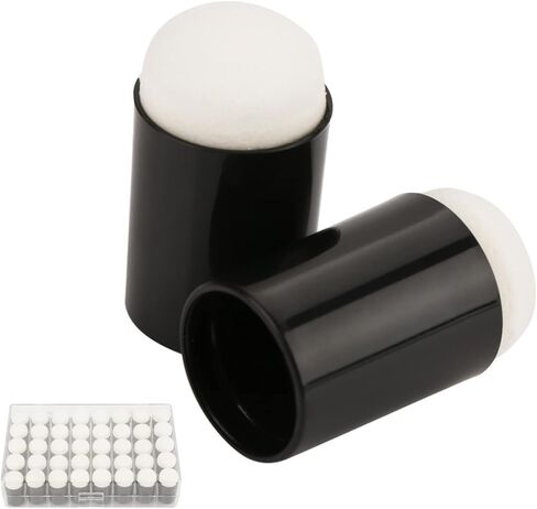 Generic 40 قطعة من الدبر الإسفنجي للأصابع، مجموعة طلاء إسفنجية للإصبع، مجموعة الدبر 40 قطعة للرسم بالحبر والحرف الطباشير in Kuwait
