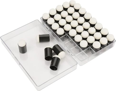 Premium Finger Sponge Dauber Set for Art Creation with 40pcs - Good for Applying Ink Chalk Paint - Strong Absorbent for Accurate Drawing on Paper - Flexible & Comfortable Design in Saudi Arabia