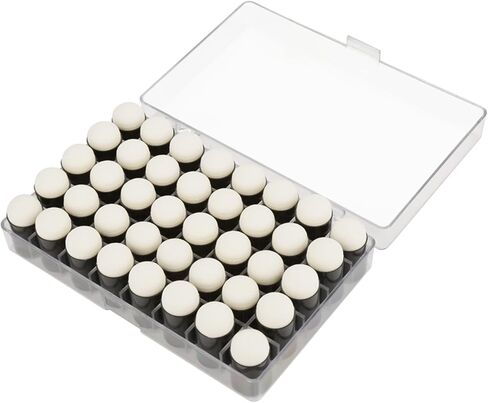 Premium Finger Sponge Dauber Set for Art Creation with 40pcs - Good for Applying Ink Chalk Paint - Strong Absorbent for Accurate Drawing on Paper - Flexible & Comfortable Design in Saudi Arabia