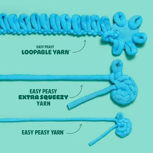 The Woobles Crochet Kit for Beginners with Easy Peasy Loopable Yarn, As Seen on Shark Tank - Easy Arts and Crafts Knitting & Crochet Animals Kit with Step-by-Step Video Tutorials (JoJo The Bunny) in Kuwait