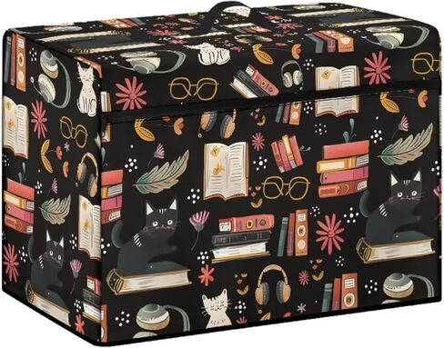 UNICEU Sewing Machine Rose Print Sewing Machine Cover Zipper Washable Easy Storage Dust Protection with Front Zipper Pocket Top Handle in Saudi Arabia