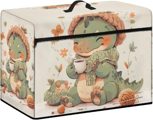 UNICEU Sewing Machine Rose Print Sewing Machine Cover Zipper Washable Easy Storage Dust Protection with Front Zipper Pocket Top Handle in Saudi Arabia