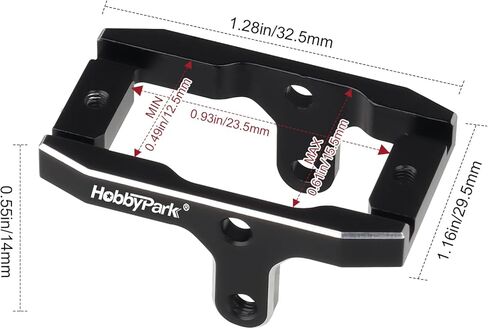 حامل تثبيت مؤازر HobbyPark لجهاز TRX4M Stock Servo 2065 المتوافق مع تركيب أجهزة HobbyPark in Kuwait