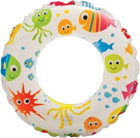 Intex 20-Inch Inflatable Kids Swim Ring Tube Pool Float (4 Pack) in Kuwait