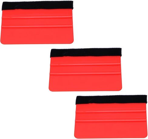 10Pcs Car Scraper Scratch Wrap Squeegee for Car Smoothing Tool - Widely Used in Color Changing Film Installation (Black) in Saudi Arabia