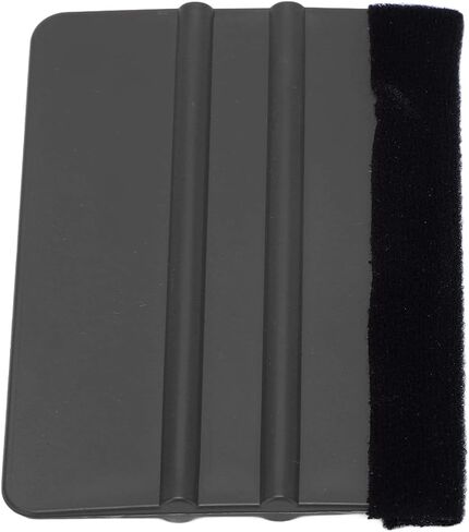10Pcs Car Scraper Scratch Wrap Squeegee for Car Smoothing Tool - Widely Used in Color Changing Film Installation (Black) in Saudi Arabia