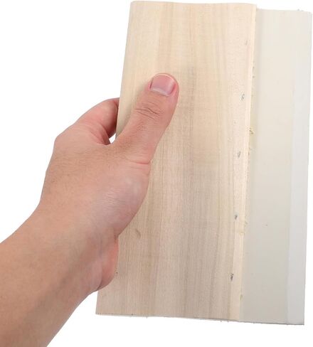 Screen Printing Squeegee Rubber Wood Handle 20cm Wear-Resistant Ink Scraper for Fabric Printing Manual Water-Based Ink Use in Saudi Arabia