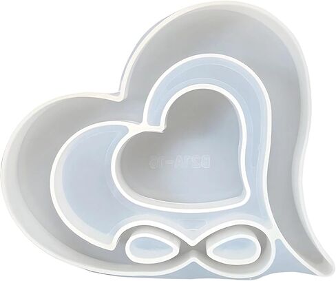 Resin Photo Frame Mold Heart Shape Silicone for and Gifts Picture Frame Silicone for Epoxy Resin in Saudi Arabia