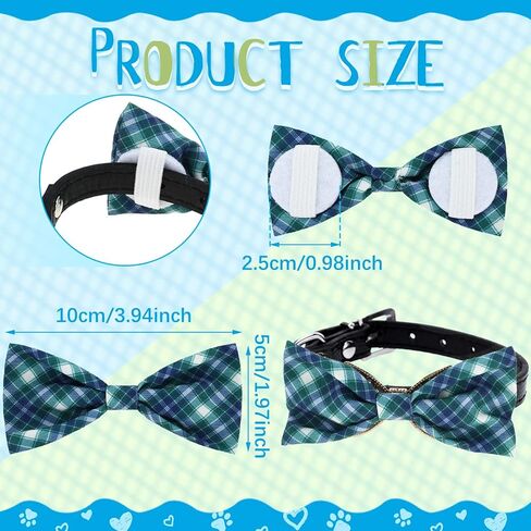 16 Pieces Dog Bow Ties Slide Hawaiian Styles Dog Collar Attachment Bows with Rubber Bands Dog Bow Ties for Large Dogs Spring Summer Grooming Independence Day(Classic Style) in Saudi Arabia