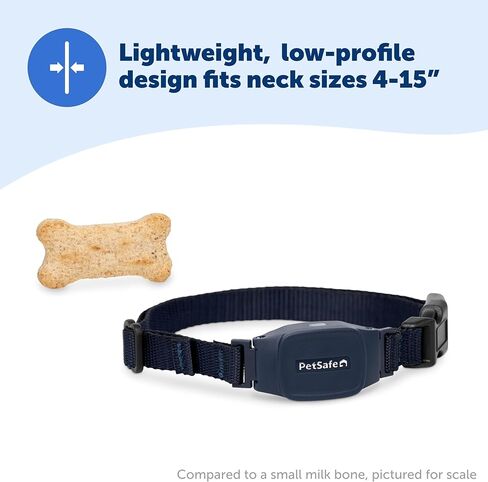 PetSafe NanoBark 2.0 Bark Collar for Small Dogs - Lightweight, Adjustable Dog Collar - Smart Bark Detection - Auto-Adjusting Static Correction - Waterproof & Rechargeable - 4–15" in Saudi Arabia