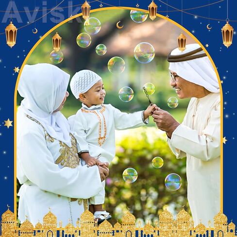 40Pcs Eid/Ramadan Mubarak Bubble Wands, Mini Bubble Wands for Eid Party Favors, Islamic Gift Toys for Girls Boys Kids Toddler Adults, Party Bag Stuffers Goodie Bag Filler, Classroom Prizes in Saudi Arabia
