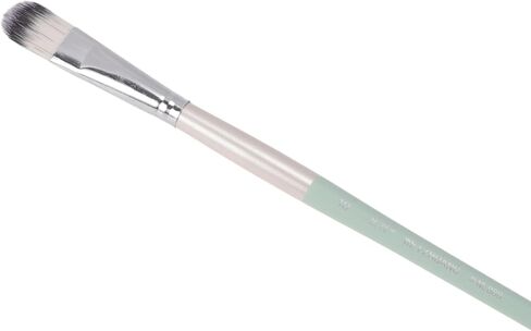 Generic 1 Pcs Brush for Painting Round Watercolor Brush Nylon Bristles with Copper Ferrule and Wooden Handle Light Green 12.2 Inch in Saudi Arabia