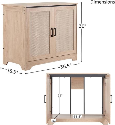 unipaws 20-40 gallon Aquarium Stand, Fish Tank Stand with Storage Cabinet, Wooden Tank Stand for Turtle Tank, Reptile Terrarium, Nature in Saudi Arabia